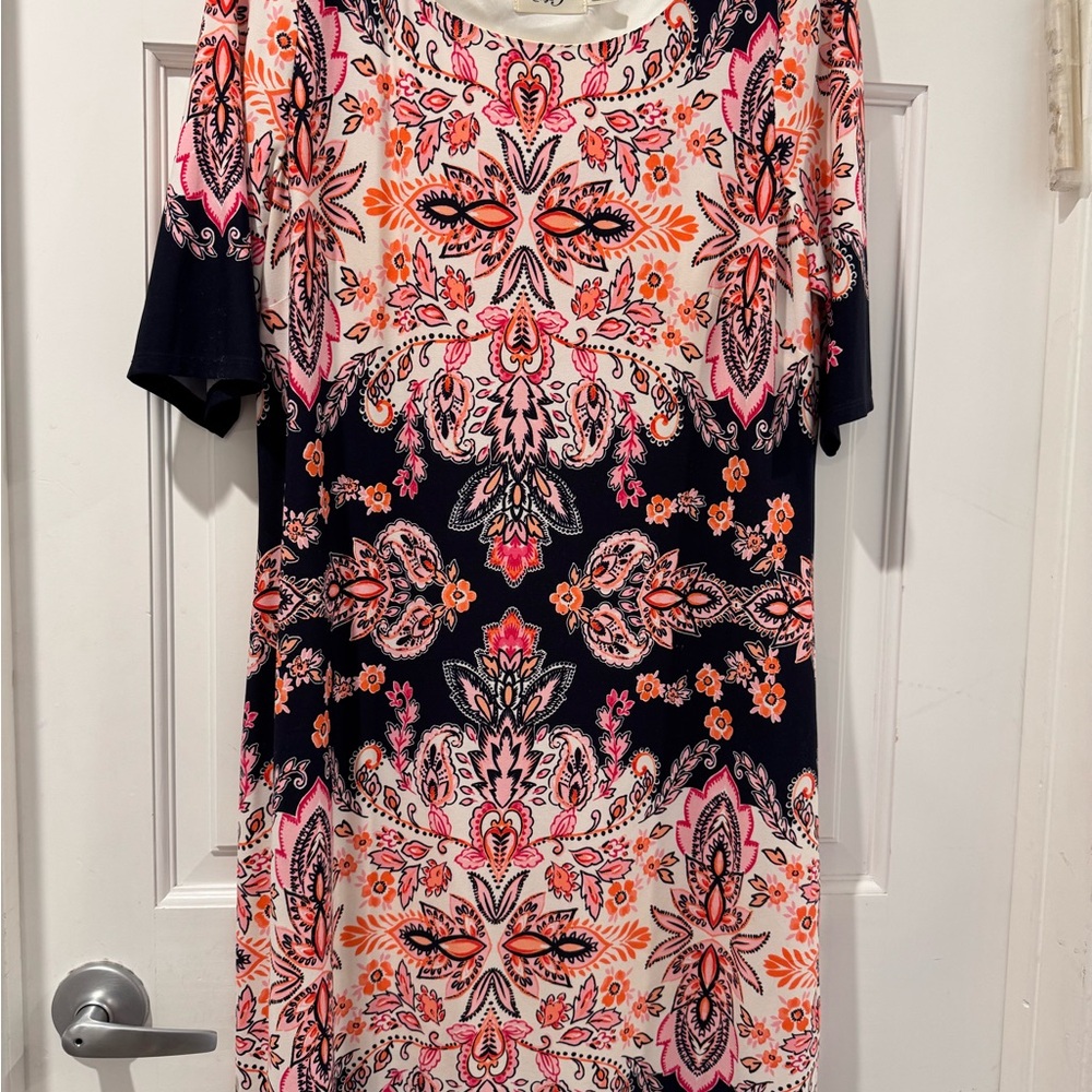 Colorful Patterned Dress by Eliza J
